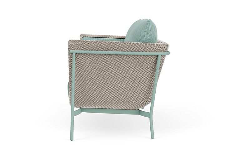 Lloyd Flanders™ Solstice Loveseat  - Linen, Sea Glass