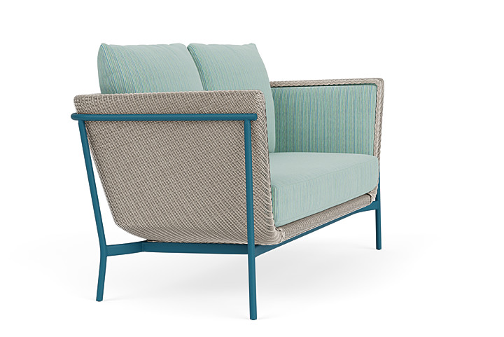 Lloyd Flanders™ Solstice Loveseat  - Linen, Peacock