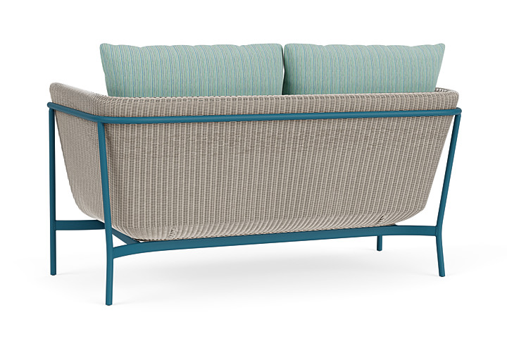 Lloyd Flanders™ Solstice Loveseat  - Linen, Peacock