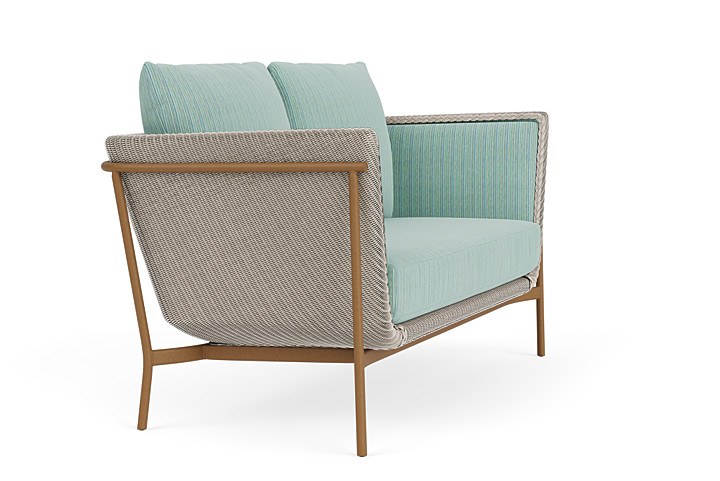 Lloyd Flanders™ Solstice Loveseat  - Linen, Hickory