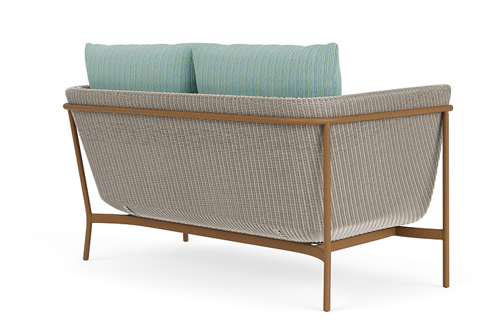 Lloyd Flanders™ Solstice Loveseat  - Linen, Hickory