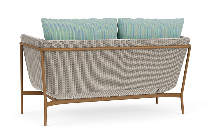 Lloyd Flanders™ Solstice Loveseat  - Linen, Hickory