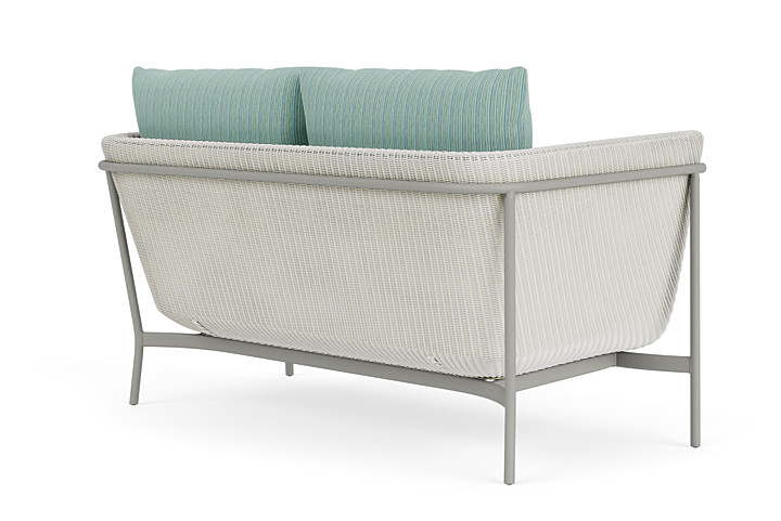 Lloyd Flanders™ Solstice Loveseat  - Matte White, Platinum