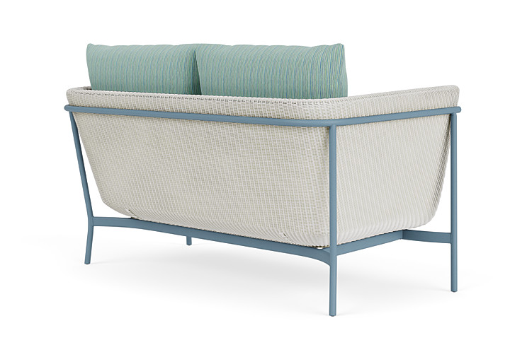 Lloyd Flanders™ Solstice Loveseat  - Matte White, Stillwater