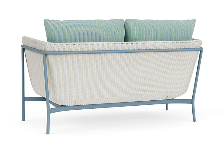 Lloyd Flanders™ Solstice Loveseat  - Matte White, Stillwater