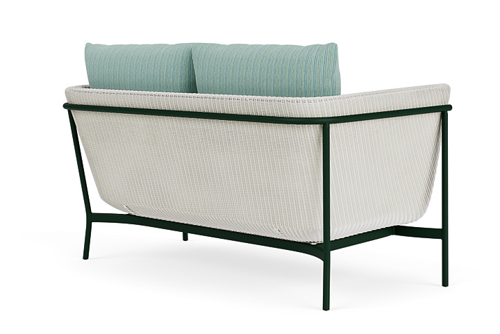 Lloyd Flanders™ Solstice Loveseat  - Matte White, Woodland