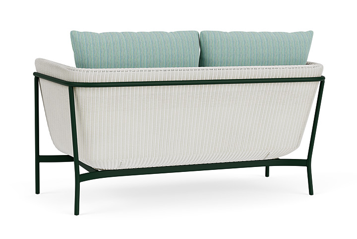 Lloyd Flanders™ Solstice Loveseat  - Matte White, Woodland