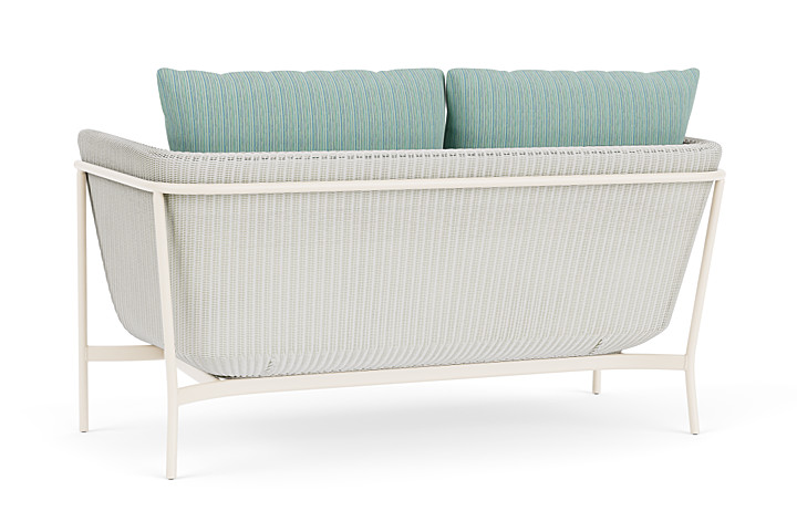 Lloyd Flanders™ Solstice Loveseat  - Matte White, Ivory