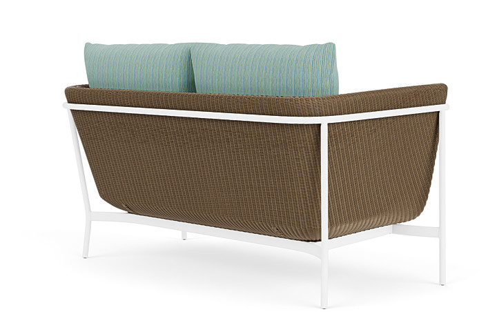 Lloyd Flanders™ Solstice Loveseat  - Fawn, Matte White