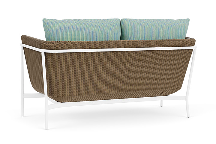 Lloyd Flanders™ Solstice Loveseat  - Fawn, Matte White