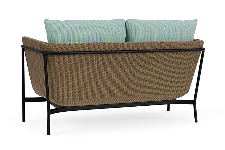 Lloyd Flanders™ Solstice Loveseat  - Fawn, Ebony