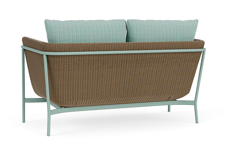 Lloyd Flanders™ Solstice Loveseat  - Fawn, Sea Glass