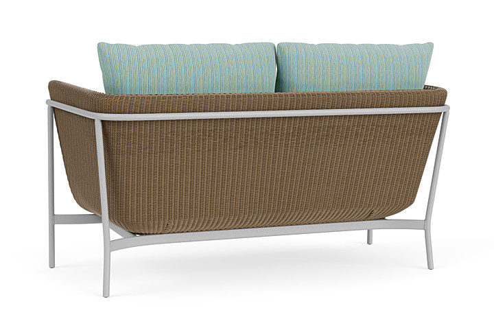 Lloyd Flanders™ Solstice Loveseat  - Fawn, Metallic Silver