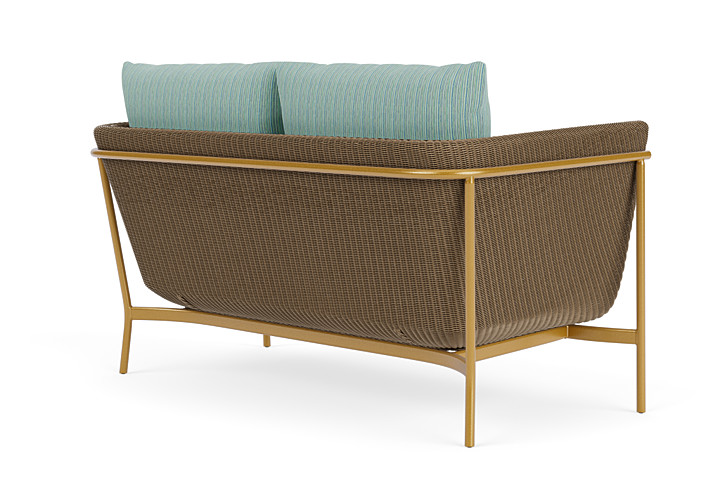 Lloyd Flanders™ Solstice Loveseat  - Fawn, Metallic Gold