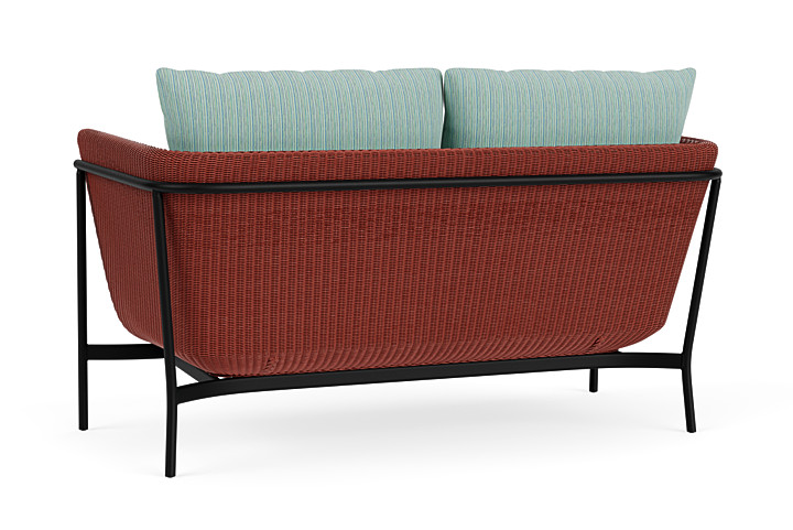 Lloyd Flanders™ Solstice Loveseat  - Terracotta, Ebony