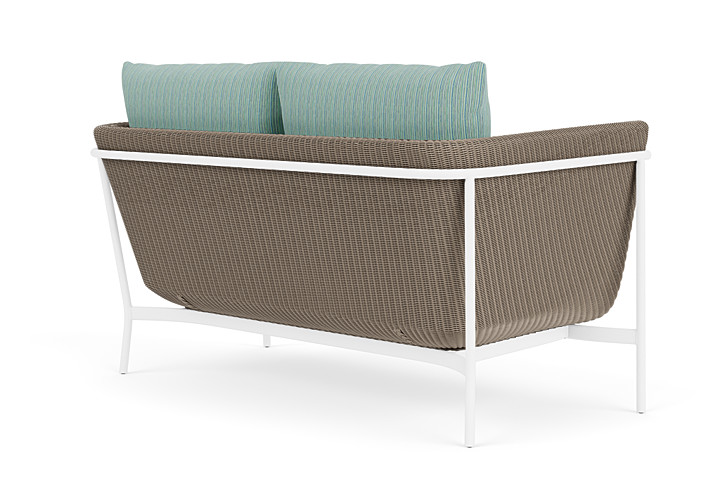 Lloyd Flanders™ Solstice Loveseat  - French Beige, Matte White