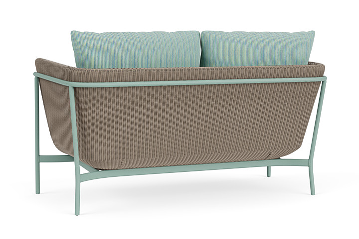 Lloyd Flanders™ Solstice Loveseat  - French Beige, Sea Glass