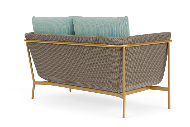 Lloyd Flanders™ Solstice Loveseat  - French Beige, Metallic Gold