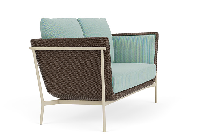 Lloyd Flanders™ Solstice Loveseat  - Bark, Linen