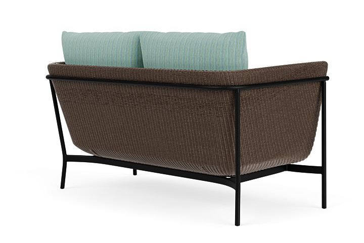 Lloyd Flanders™ Solstice Loveseat  - Bark, Ebony