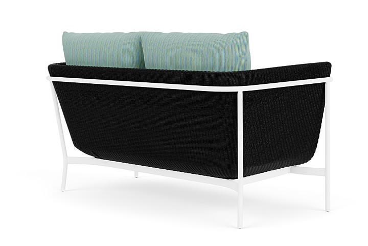 Lloyd Flanders™ Solstice Loveseat  - Ebony, Matte White