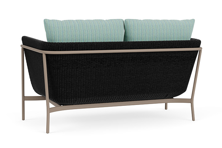 Lloyd Flanders™ Solstice Loveseat  - Ebony, French Beige