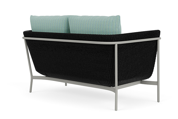 Lloyd Flanders™ Solstice Loveseat  - Ebony, Platinum