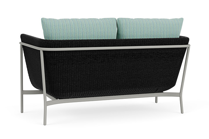 Lloyd Flanders™ Solstice Loveseat  - Ebony, Platinum