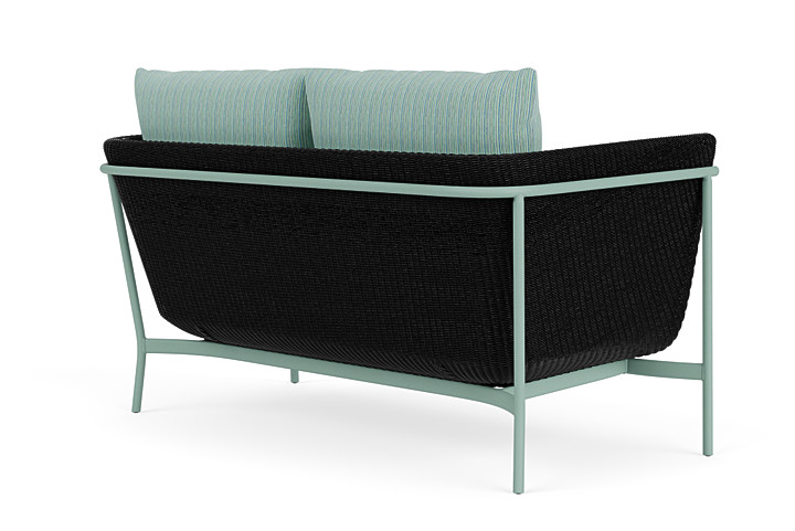 Lloyd Flanders™ Solstice Loveseat  - Ebony, Sea Glass