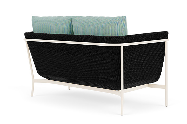 Lloyd Flanders™ Solstice Loveseat  - Ebony, Ivory