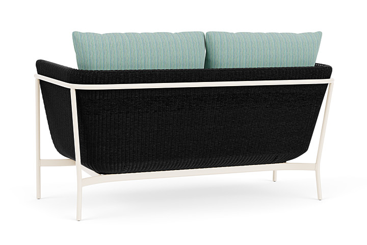 Lloyd Flanders™ Solstice Loveseat  - Ebony, Ivory