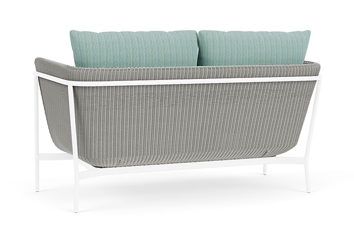 Lloyd Flanders™ Solstice Loveseat  - Platinum, White