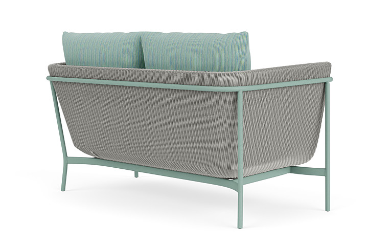 Lloyd Flanders™ Solstice Loveseat  - Platinum, Sea Glass