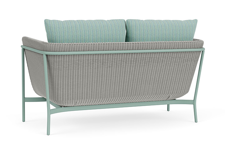 Lloyd Flanders™ Solstice Loveseat  - Platinum, Sea Glass