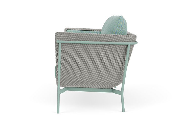 Lloyd Flanders™ Solstice Loveseat  - Platinum, Sea Glass