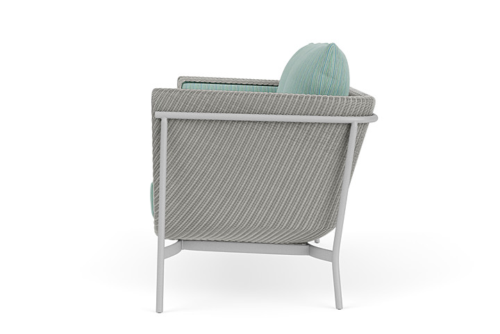 Lloyd Flanders™ Solstice Loveseat  - Platinum, Metallic Silver