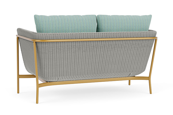 Lloyd Flanders™ Solstice Loveseat  - Platinum, Metallic Gold