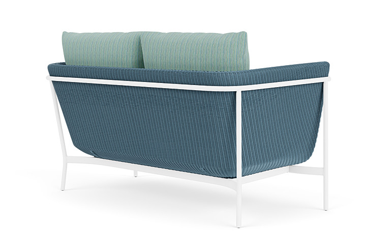 Lloyd Flanders™ Solstice Loveseat  - Stillwater, Matte White