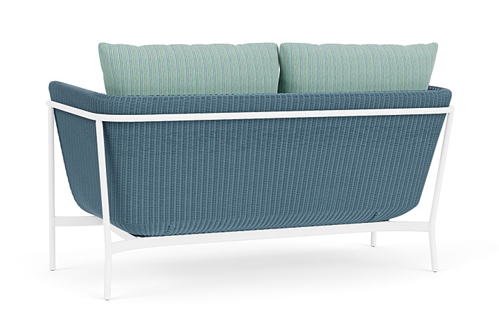 Lloyd Flanders™ Solstice Loveseat  - Stillwater, Matte White