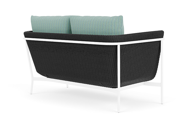 Lloyd Flanders™ Solstice Loveseat  - Charcoal, White