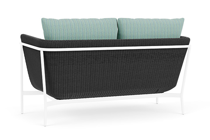 Lloyd Flanders™ Solstice Loveseat  - Charcoal, White