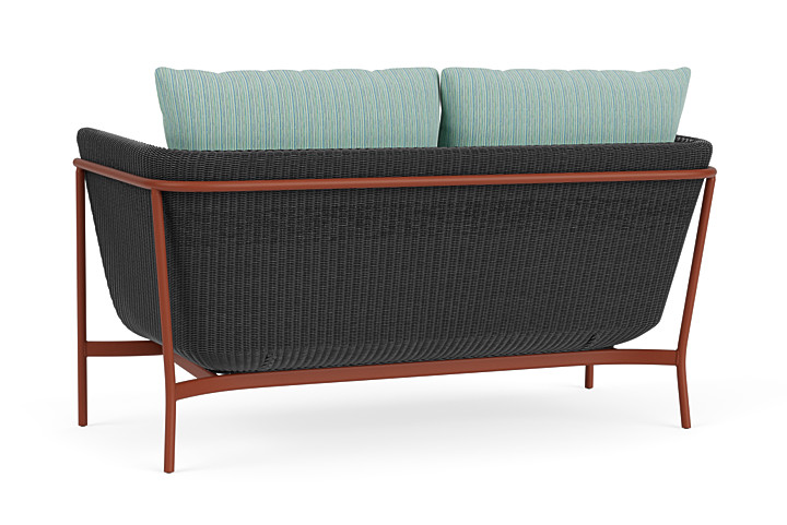 Lloyd Flanders™ Solstice Loveseat  - Charcoal, Terracotta