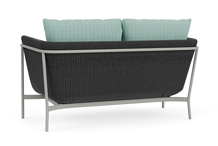 Lloyd Flanders™ Solstice Loveseat  - Charcoal, Platinum