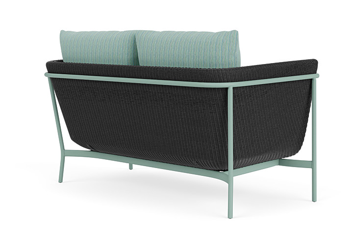 Lloyd Flanders™ Solstice Loveseat  - Charcoal, Sea Glass