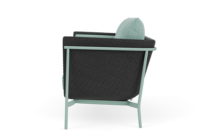 Lloyd Flanders™ Solstice Loveseat  - Charcoal, Sea Glass