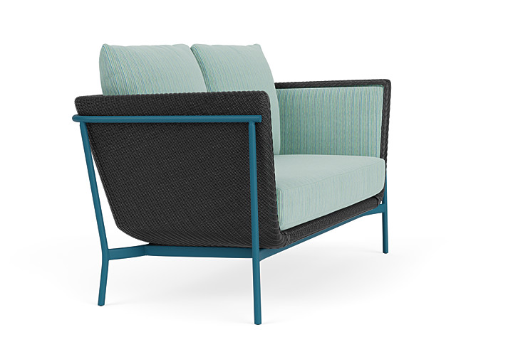 Lloyd Flanders™ Solstice Loveseat  - Charcoal, Peacock