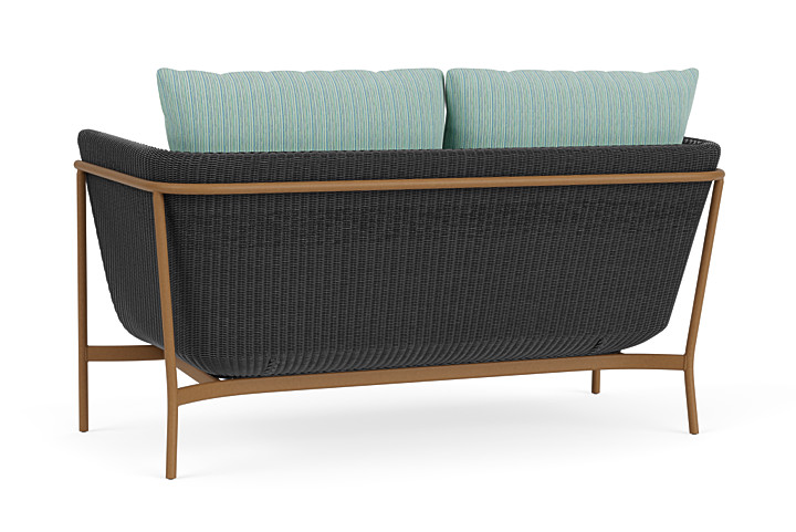 Lloyd Flanders™ Solstice Loveseat  - Charcoal, Hickory