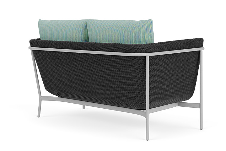 Lloyd Flanders™ Solstice Loveseat  - Charcoal, Metallic Silver