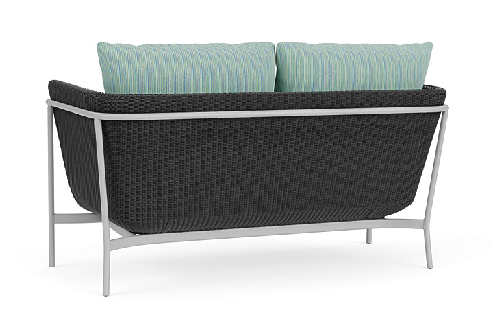 Lloyd Flanders™ Solstice Loveseat  - Charcoal, Metallic Silver