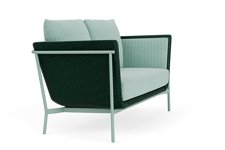 Lloyd Flanders™ Solstice Loveseat  - Woodland, Sea Glass